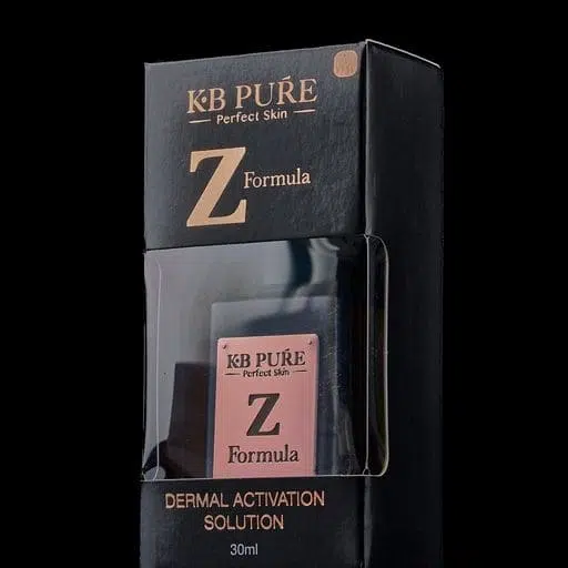 kb pure dermal activation solution אריזות לקוסמטיקה